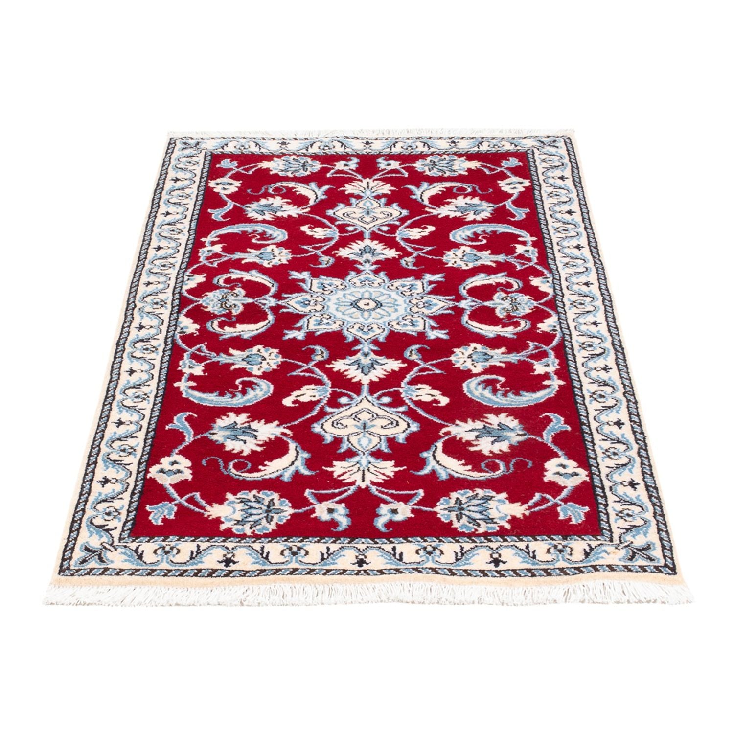 Perserteppich - Nain - 140 x 70 cm - rot
