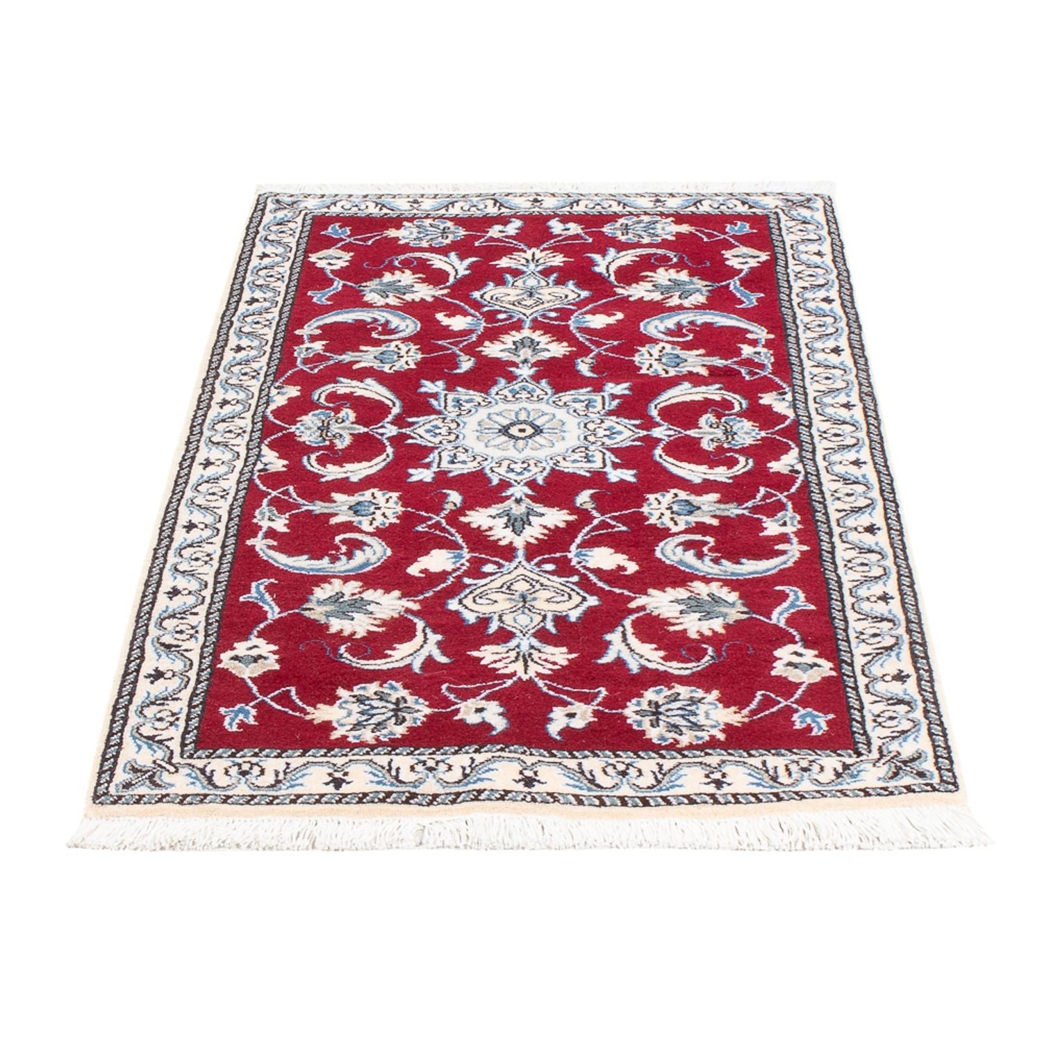 Perserteppich - Nain - 136 x 69 cm - rot