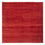 Gabbeh Teppich - Perser quadratisch  - 210 x 210 cm - rot