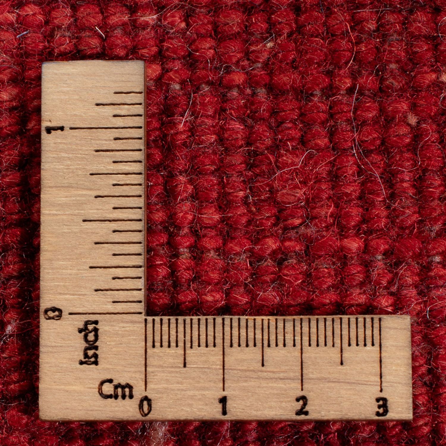 Gabbeh Teppich - Perser quadratisch  - 210 x 210 cm - rot