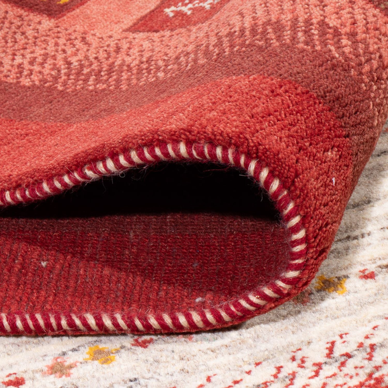 Gabbeh Teppich - Perser - 240 x 205 cm - mehrfarbig