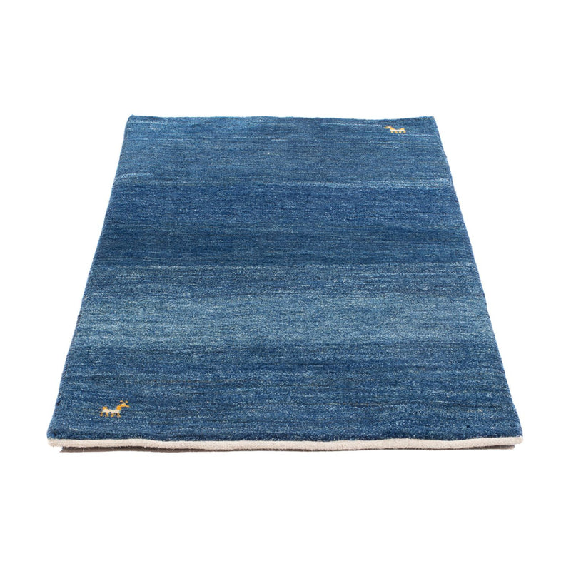 Gabbeh Teppich - Perser - 135 x 69 cm - seeblau