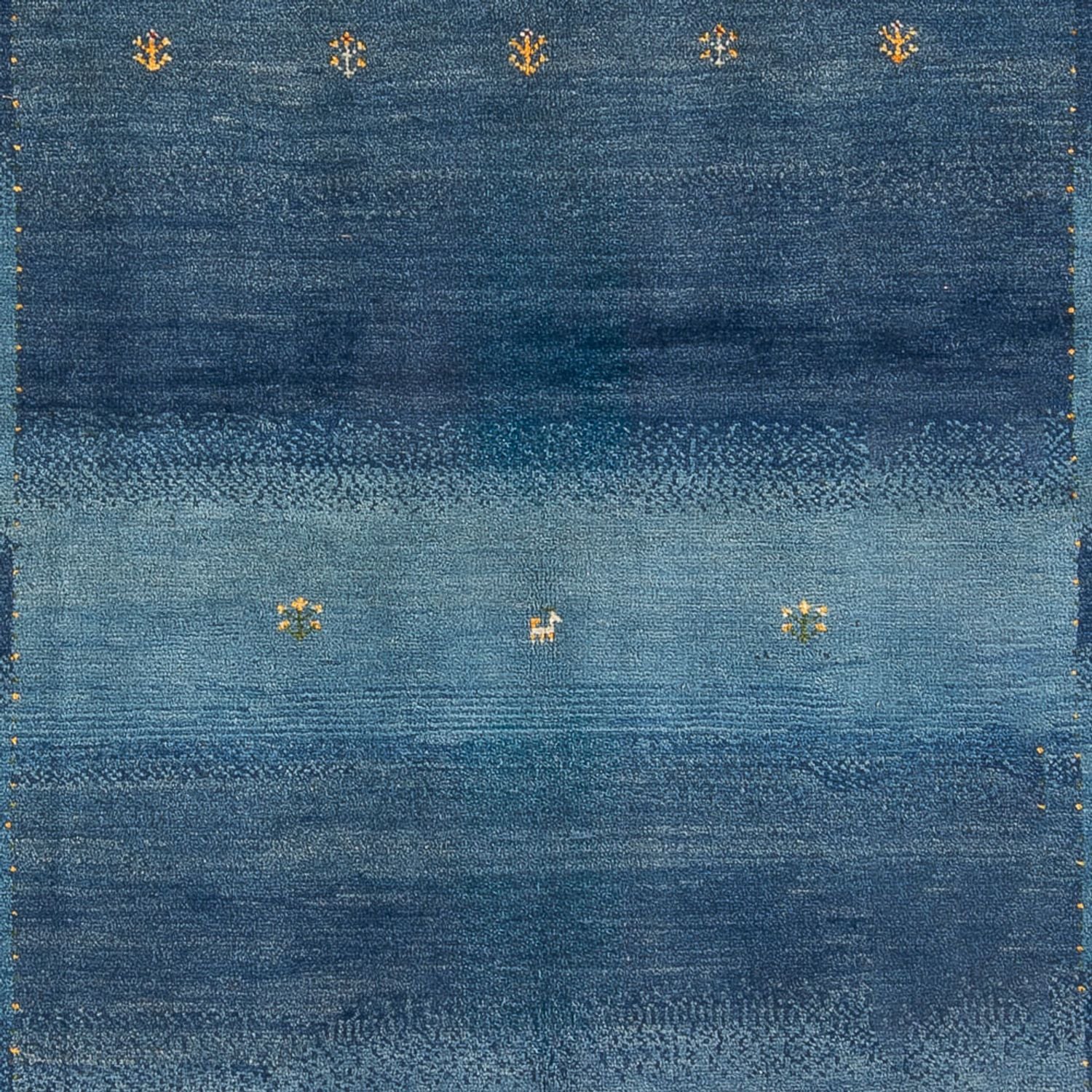 Gabbeh Teppich - Perser - 264 x 175 cm - seeblau