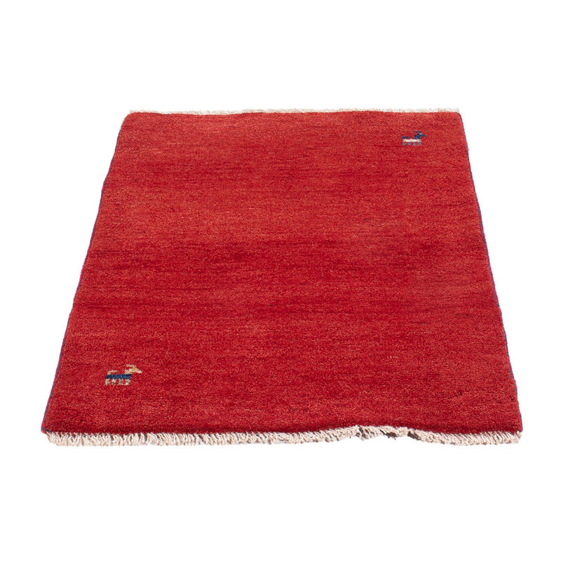 Gabbeh Teppich - Perser - 87 x 62 cm - rot
