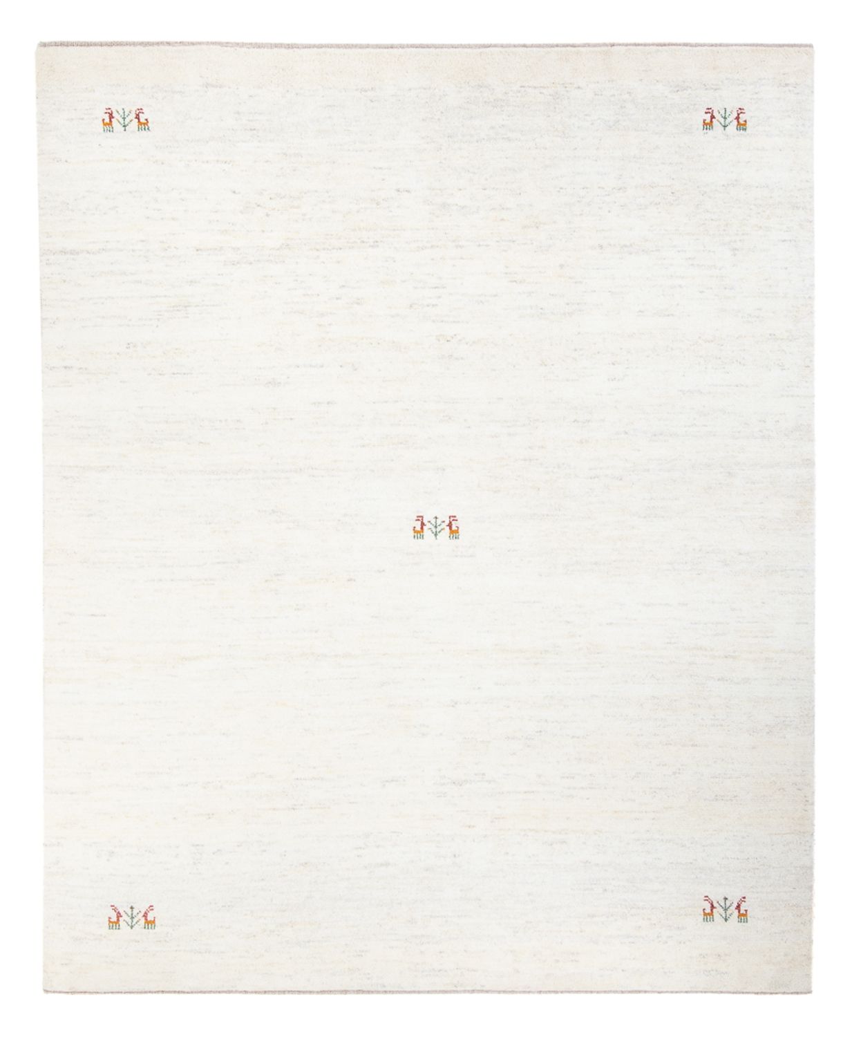Gabbeh Teppich - Perser - 243 x 198 cm - weiß
