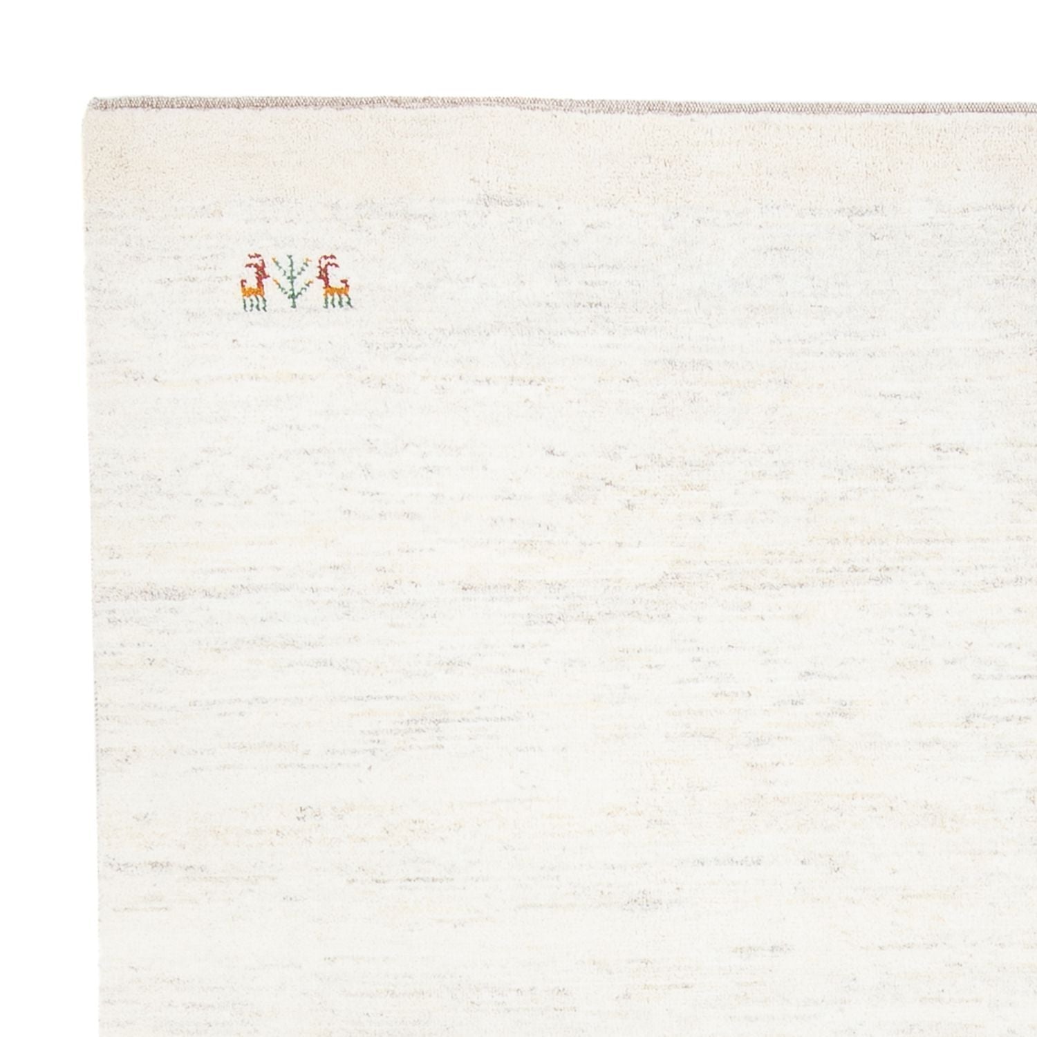 Gabbeh Teppich - Perser - 243 x 198 cm - weiß
