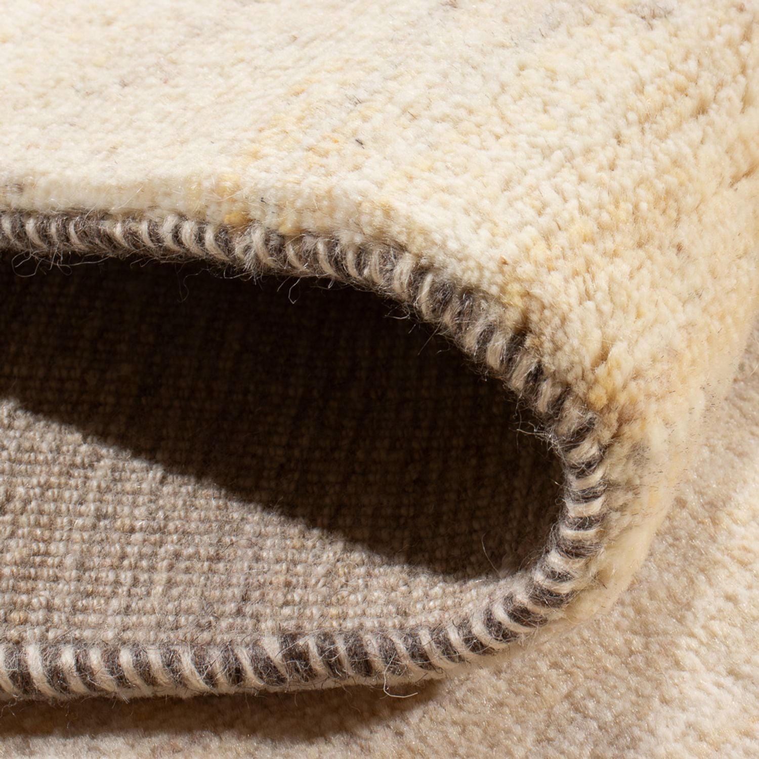 Gabbeh Teppich - Perser - 244 x 181 cm - weiß