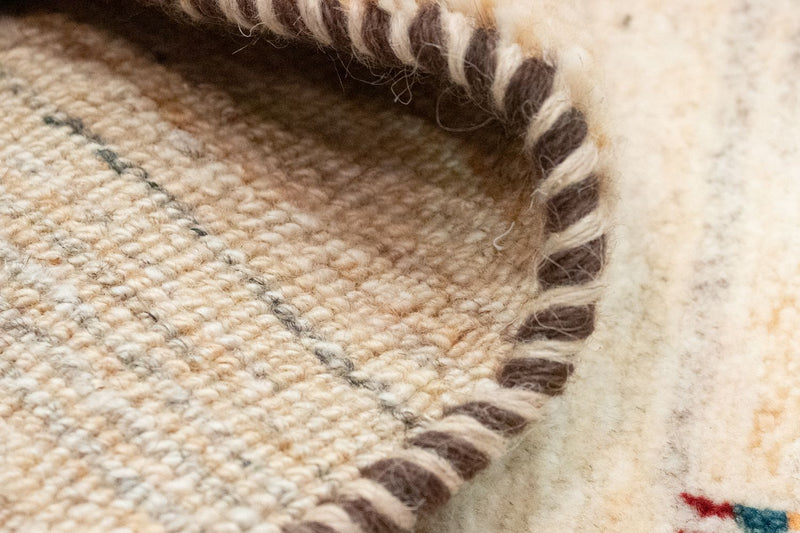 Gabbeh Teppich - Perser 60 x 40 cm - beige