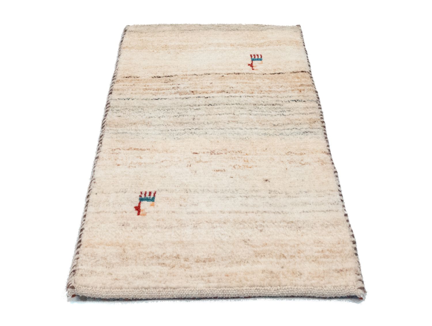 Gabbeh Teppich - Perser 60 x 40 cm - beige