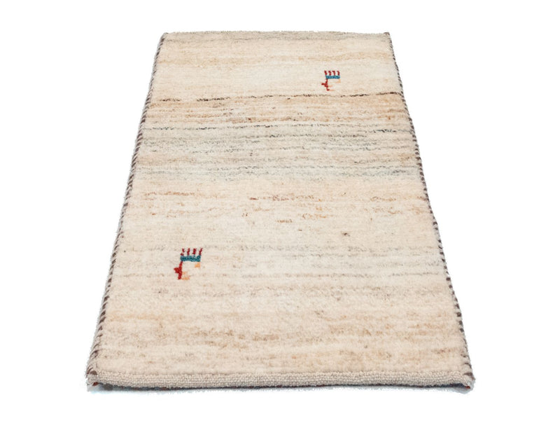 Gabbeh Teppich - Perser 60 x 40 cm - beige