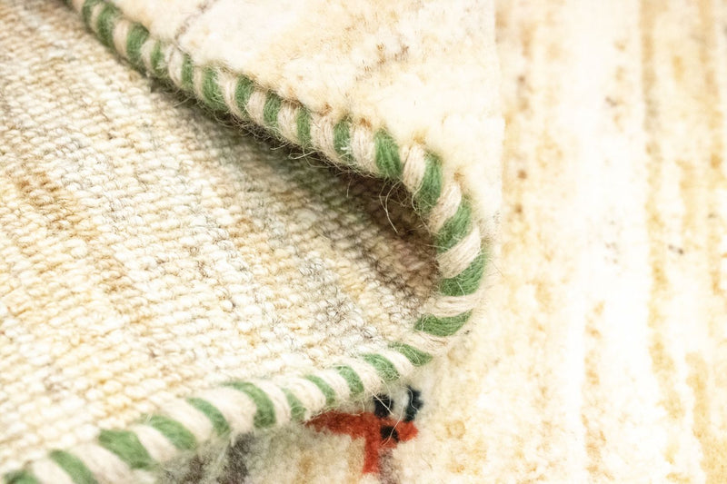 Gabbeh Teppich - Perser 60 x 40 cm - beige