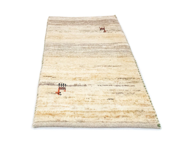 Gabbeh Teppich - Perser 60 x 40 cm - beige