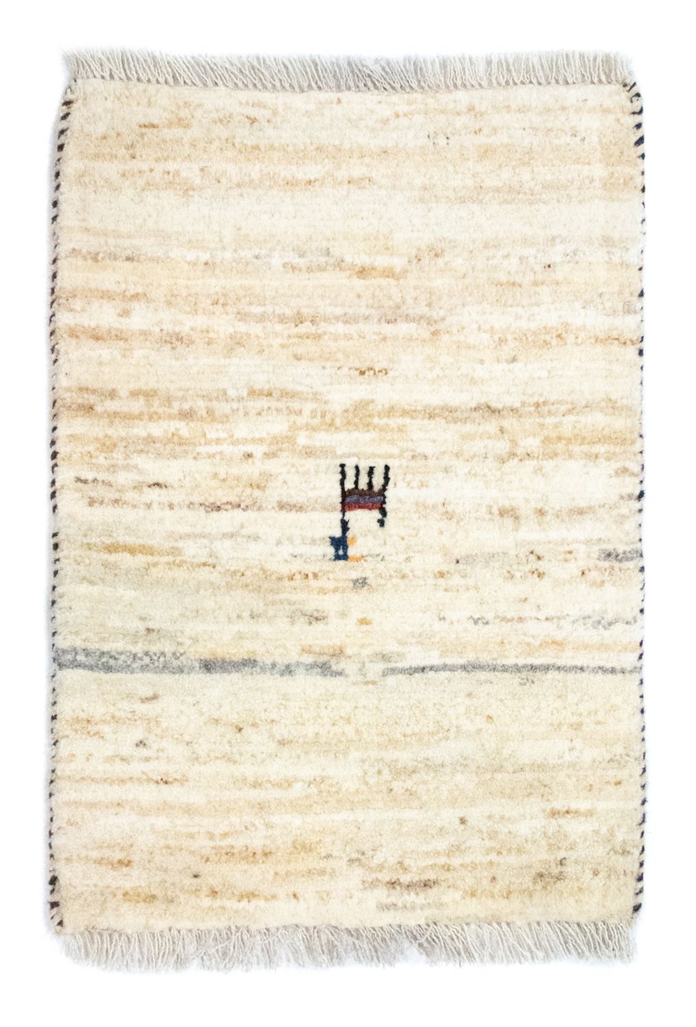 Gabbeh Teppich - Perser 60 x 40 cm - beige