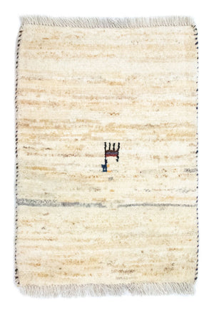 Gabbeh Teppich - Perser 60 x 40 cm - beige
