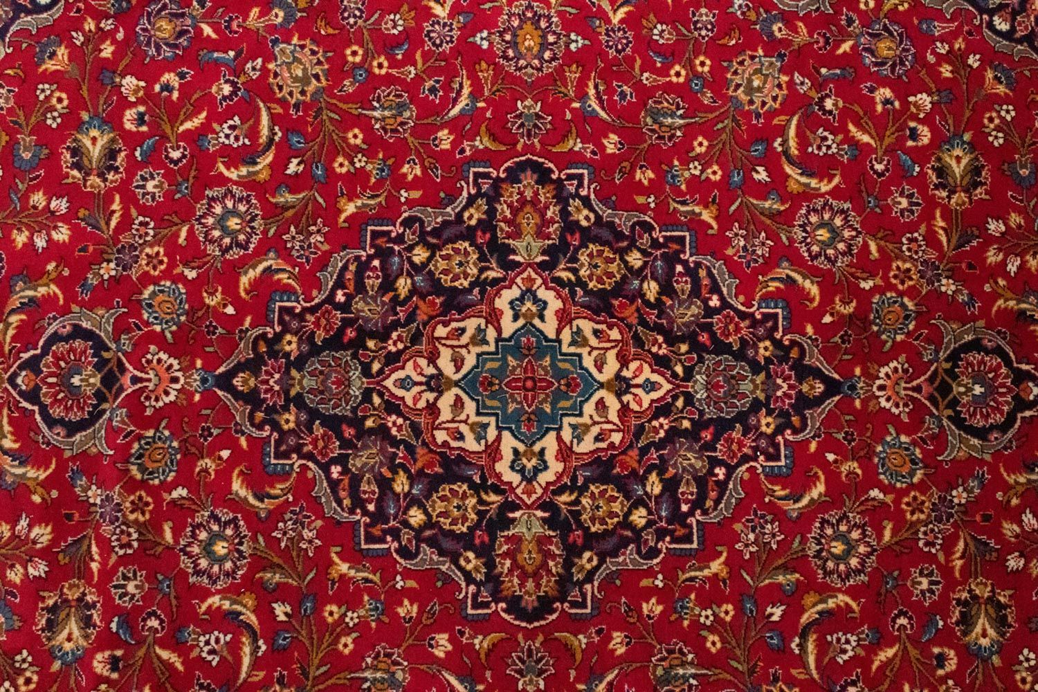 Perserteppich - Keshan 353 x 255 cm - rot