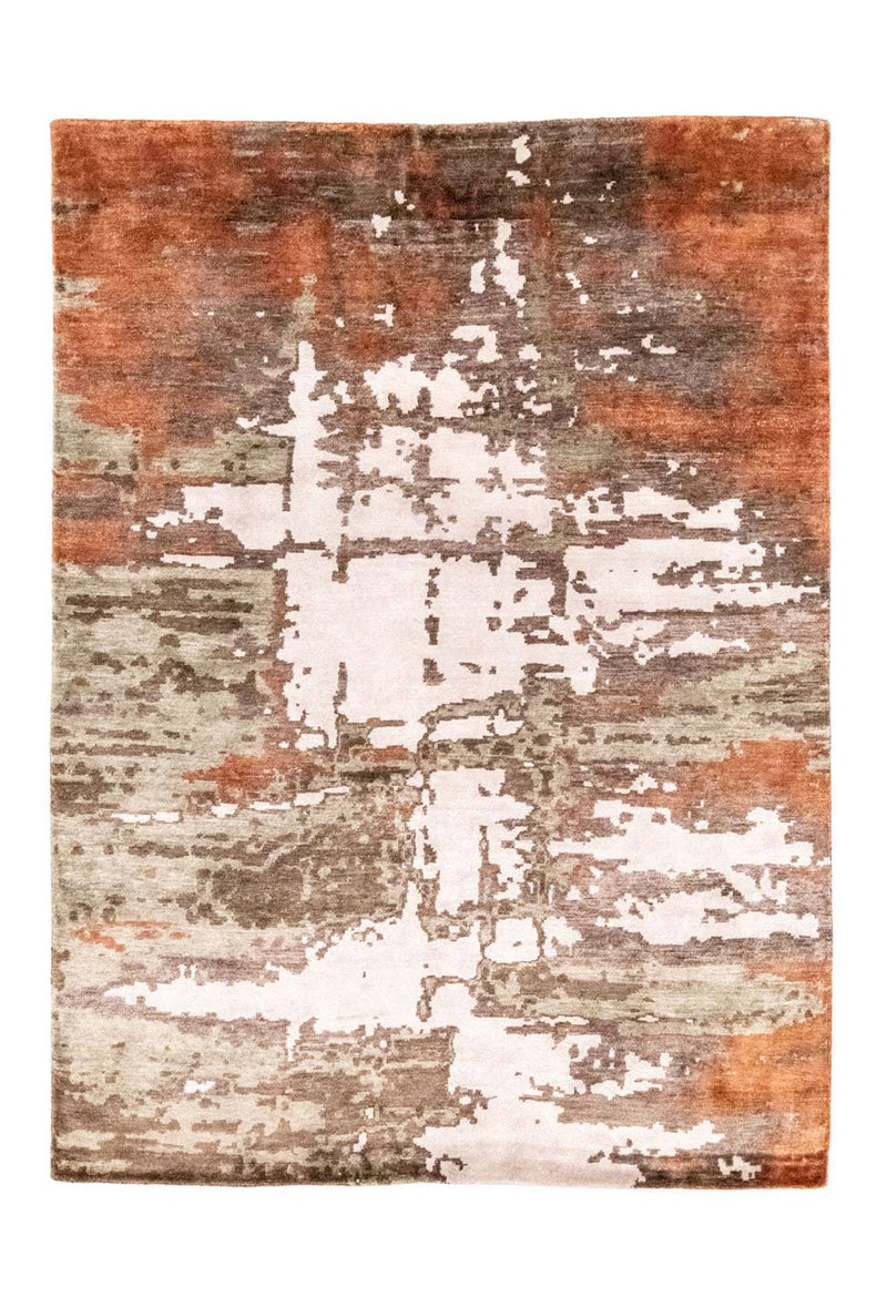 Designer Teppich 236 x 171 cm - mehrfarbig