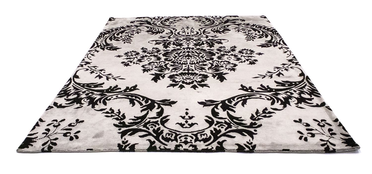 Designer Teppich 241 x 172 cm - schwarz