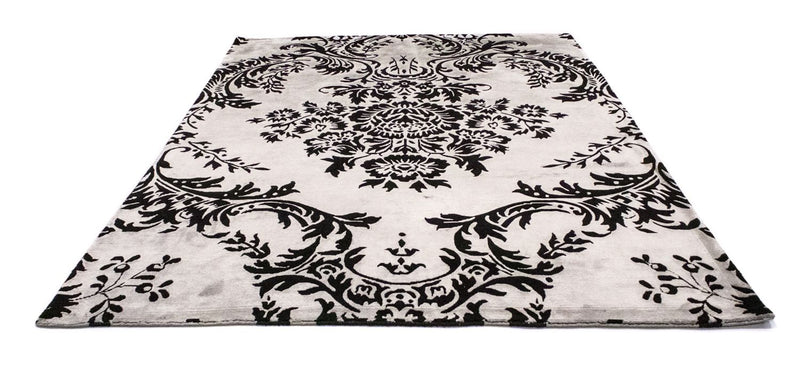 Designer Teppich 241 x 172 cm - schwarz
