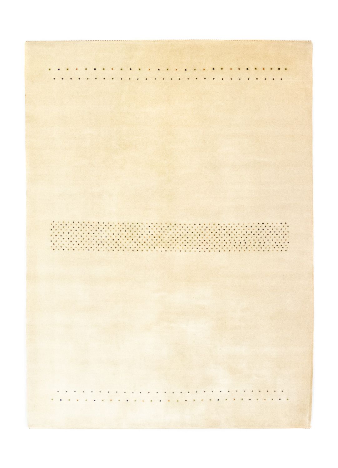 Gabbeh Teppich - Loribaft Indus 238 x 175 cm - beige