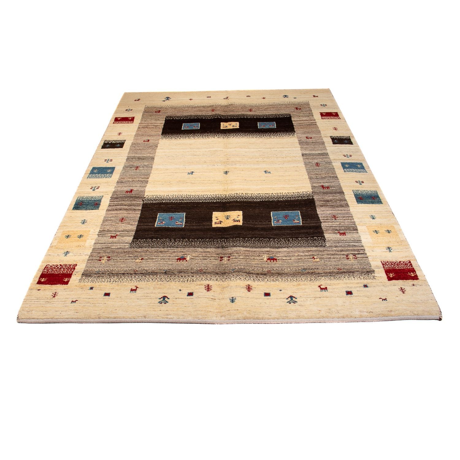 Gabbeh Teppich - Loribaft Perser 240 x 153 cm