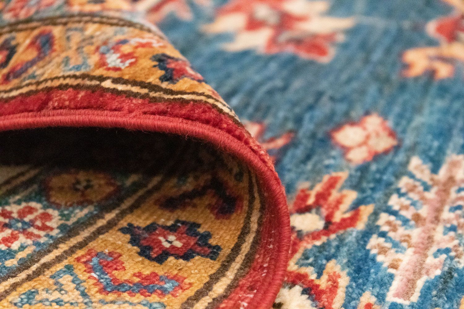 Ziegler Teppich - Kazak 292 x 206 cm - blau