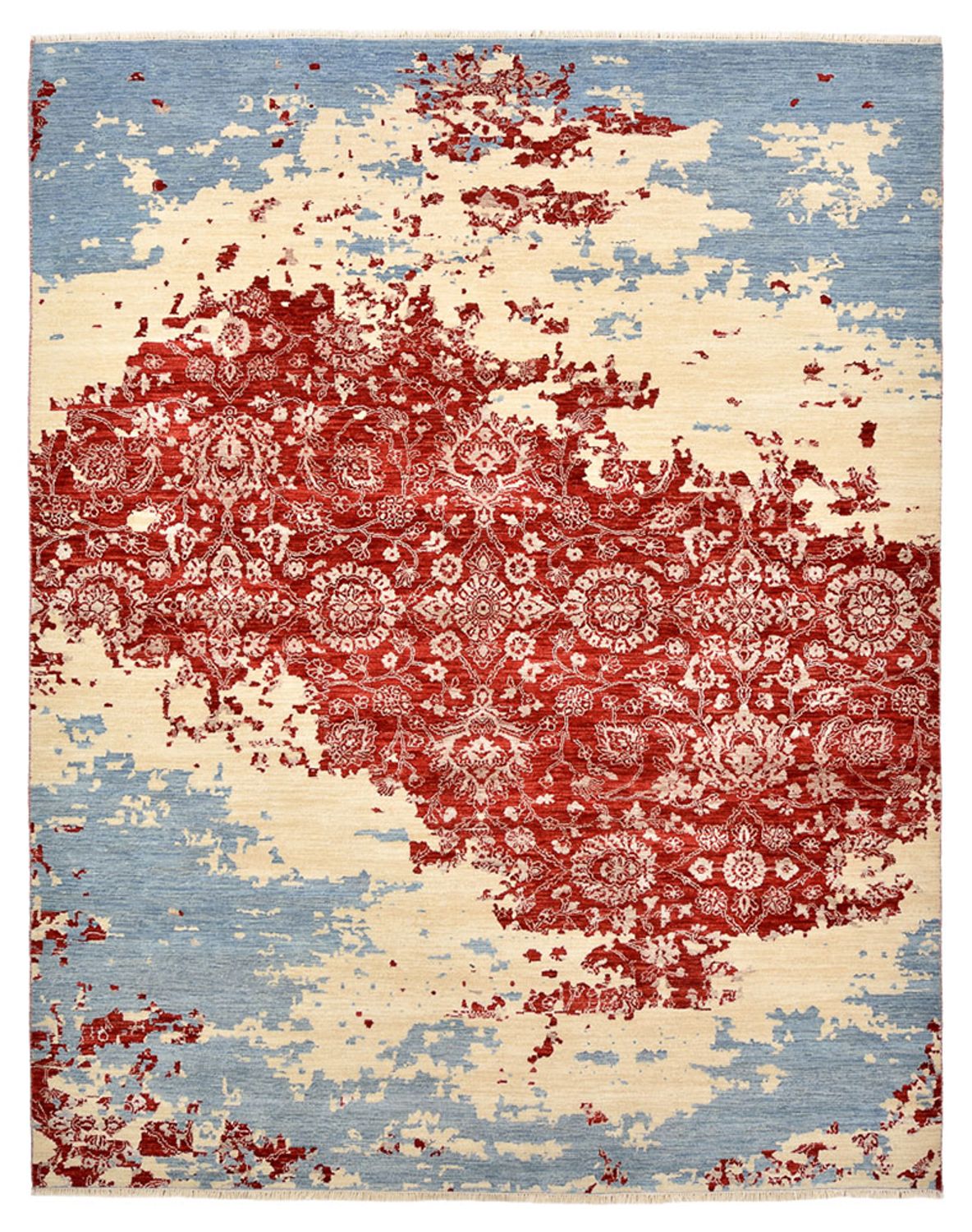 Designer Teppich - 303 x 246 cm - mehrfarbig
