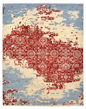 Designer Teppich - 303 x 246 cm - mehrfarbig
