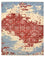 Designer Teppich - 303 x 246 cm - mehrfarbig