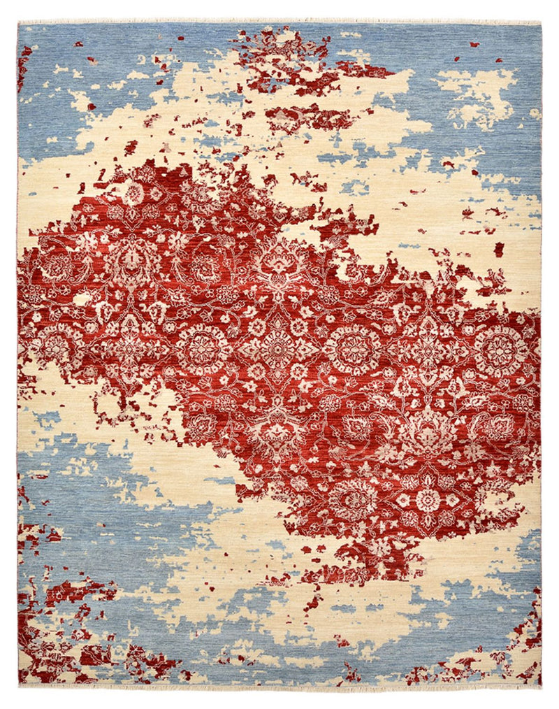 Designer Teppich - 303 x 246 cm - mehrfarbig