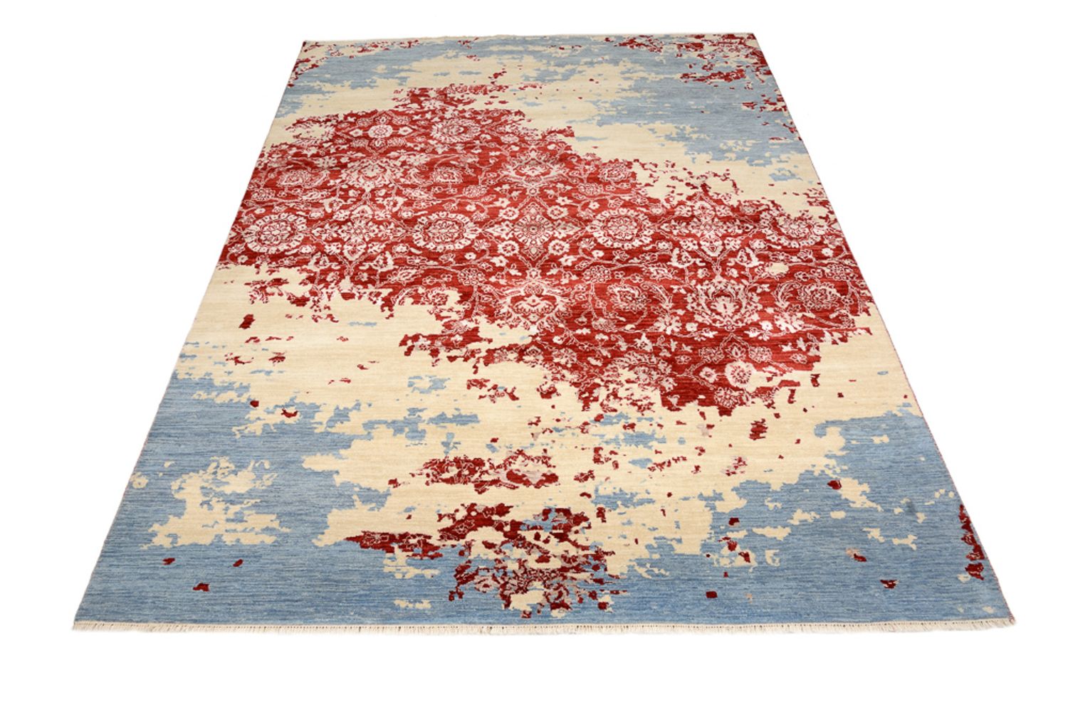 Designer Teppich - 303 x 246 cm - mehrfarbig