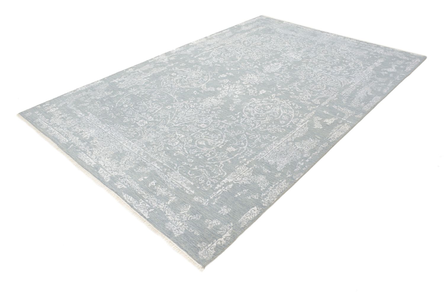 Designer Teppich - 286 x 199 cm - hellgrau