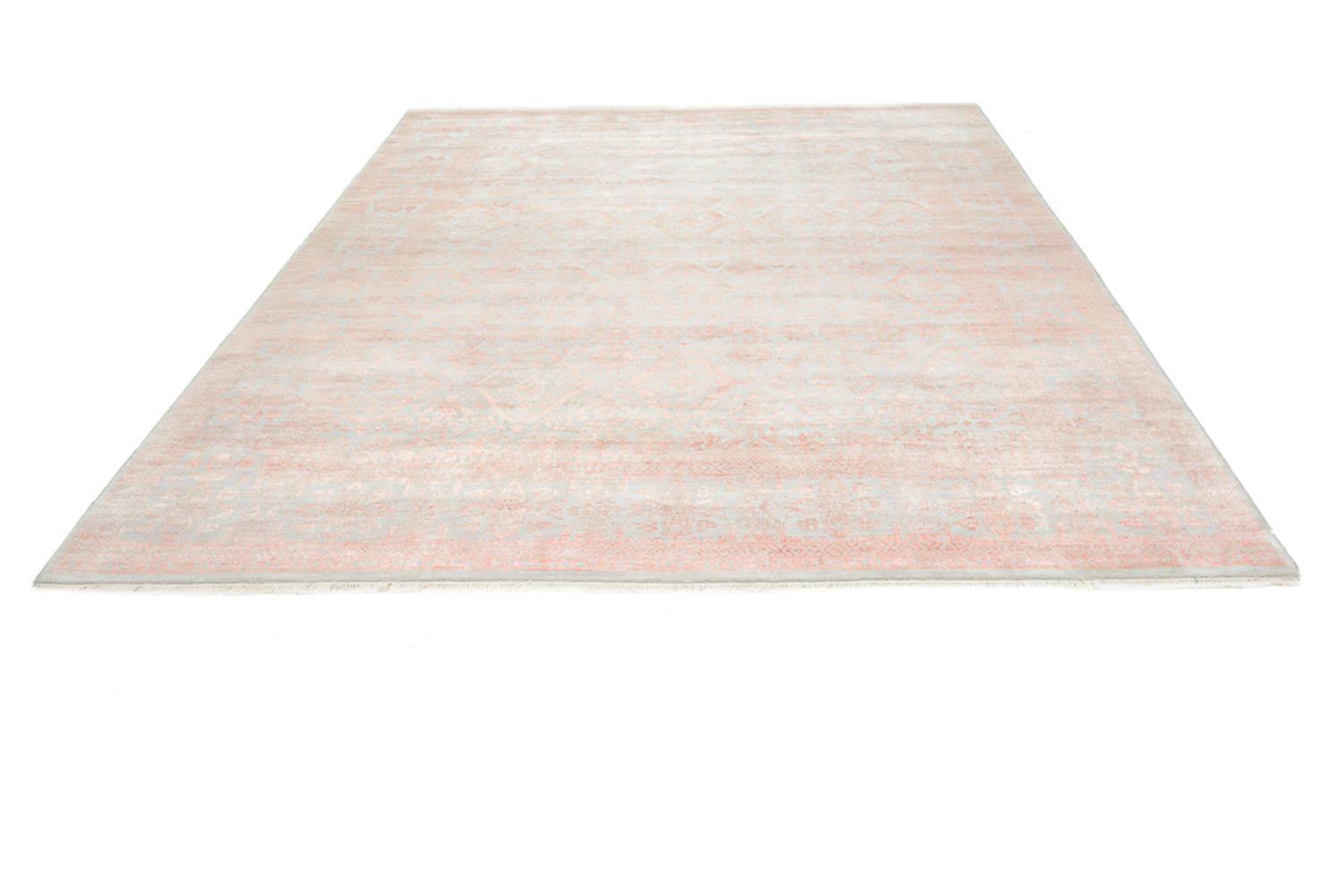 Designer Teppich - 308 x 249 cm - hellrot