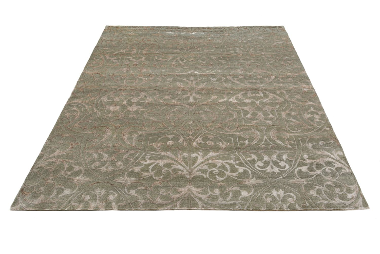 Designer Teppich - 288 x 242 cm - hellgrau