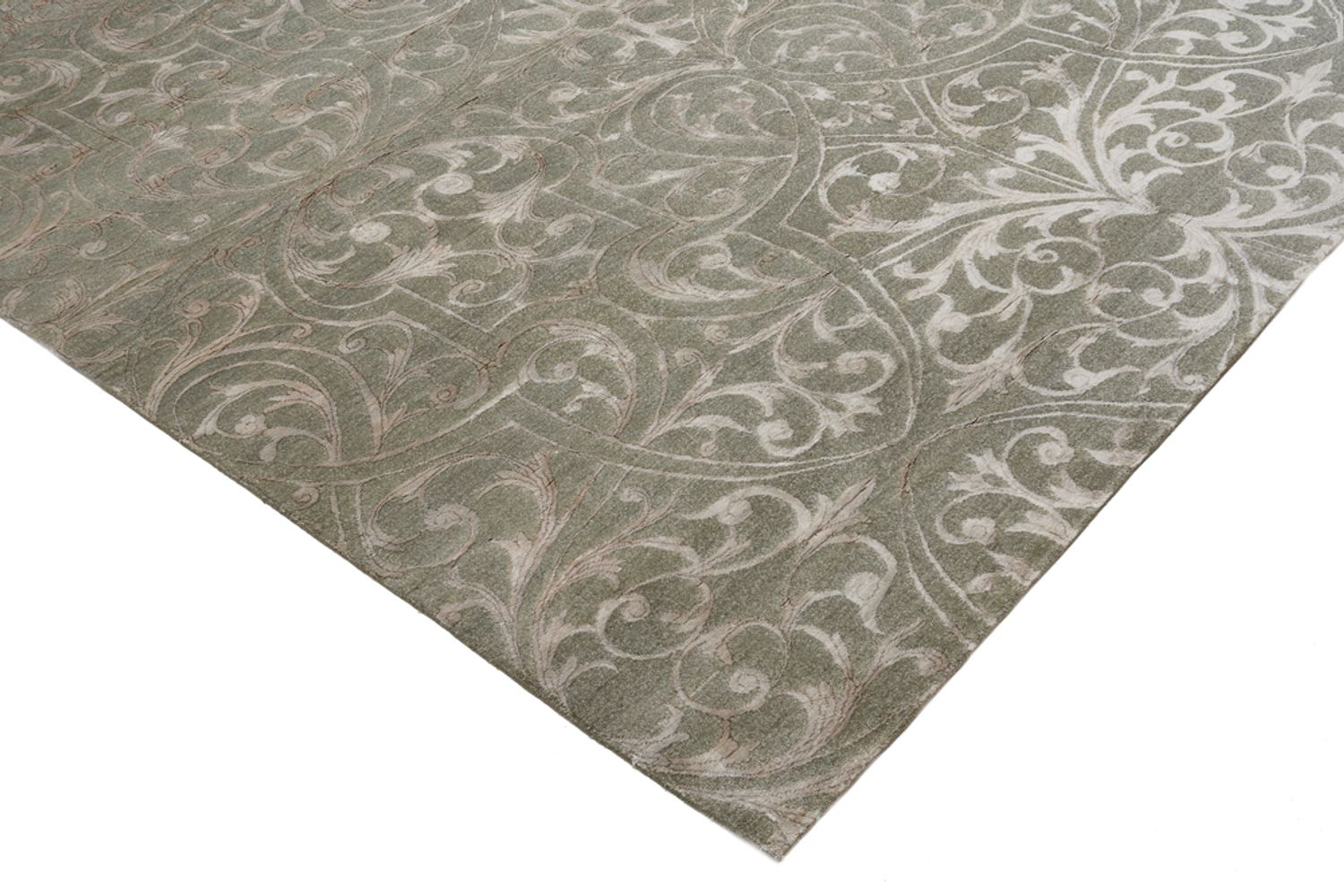 Designer Teppich - 288 x 242 cm - hellgrau