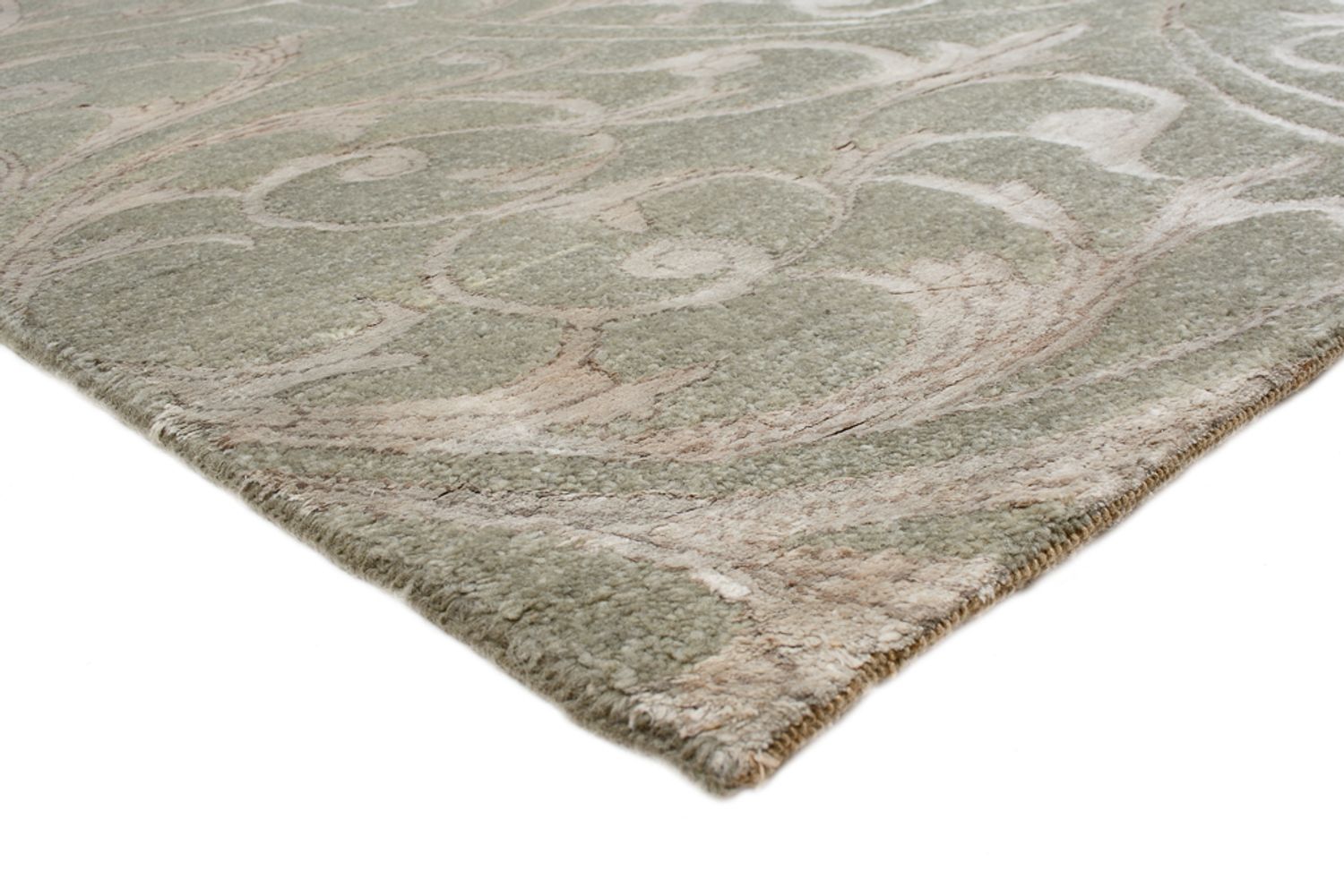 Designer Teppich - 288 x 242 cm - hellgrau