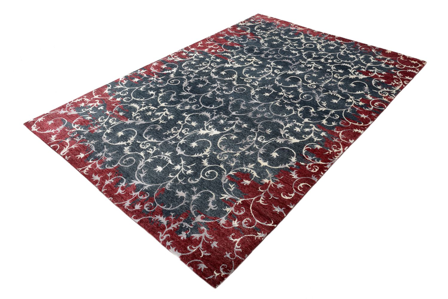 Designer Teppich - 242 x 171 cm - dunkelgrau
