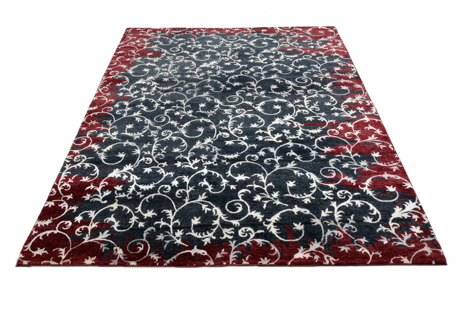 Designer Teppich - 242 x 171 cm - dunkelgrau