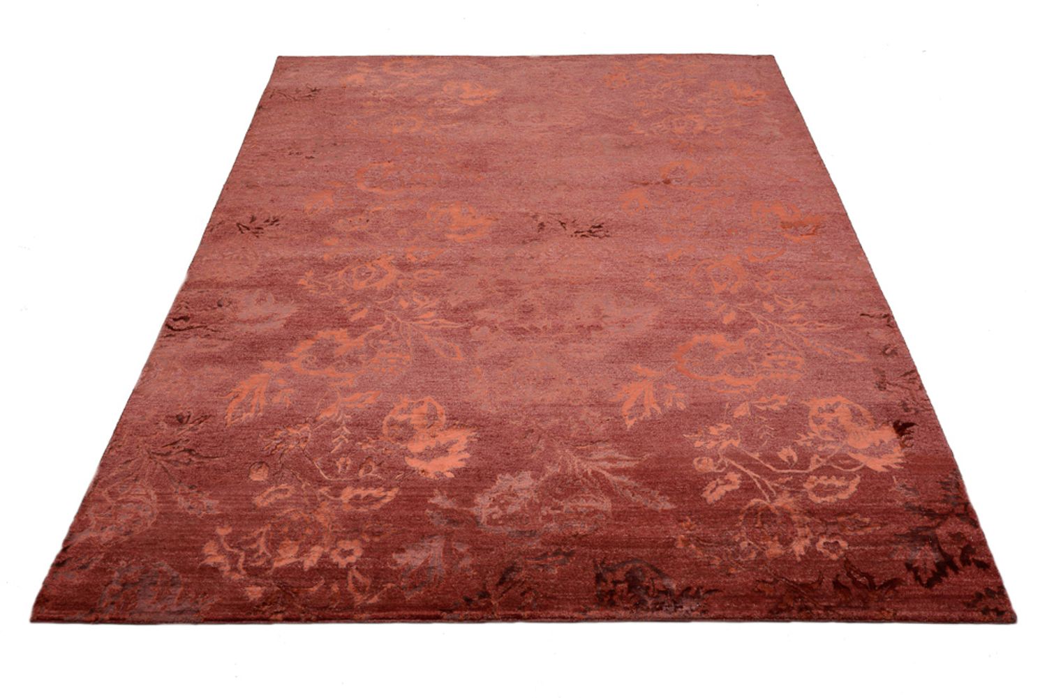 Designer Teppich - 238 x 171 cm - rot