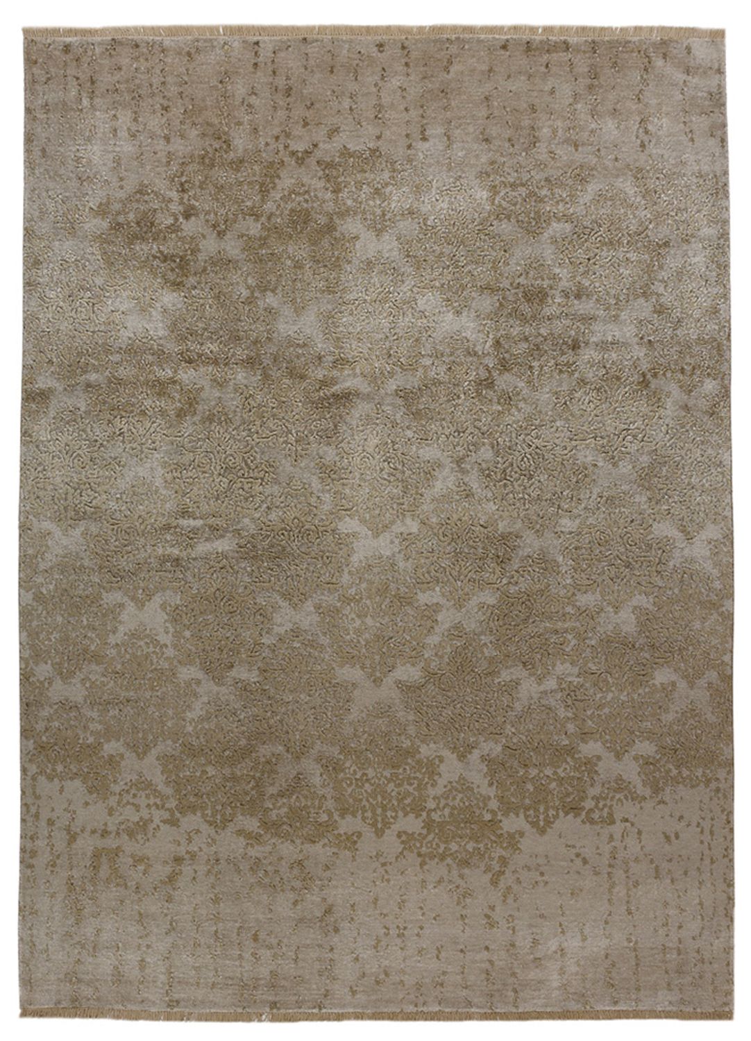 Designer Teppich - 237 x 170 cm - olivgrün