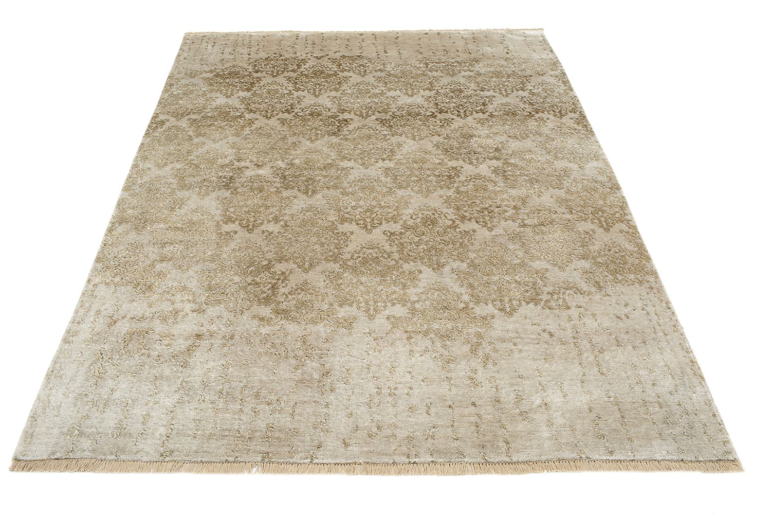 Designer Teppich - 237 x 170 cm - olivgrün