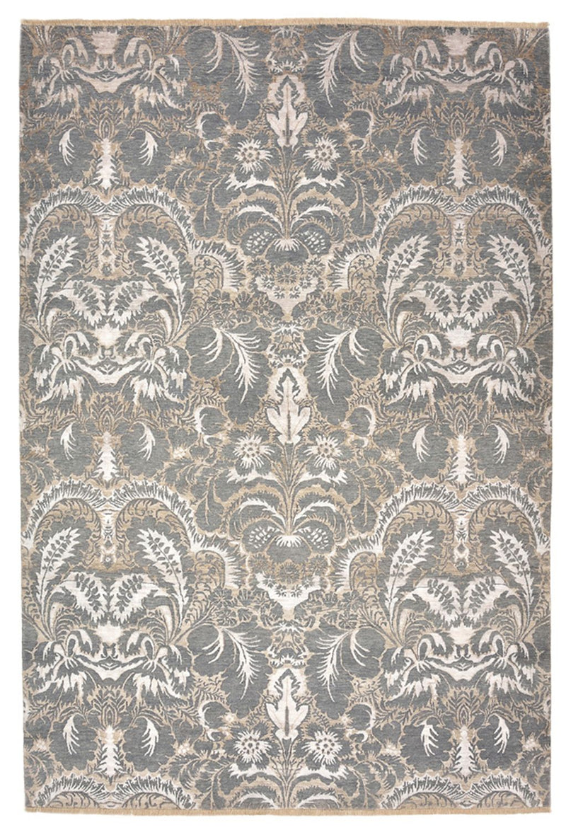 Designer Teppich - 304 x 205 cm - hellgrau