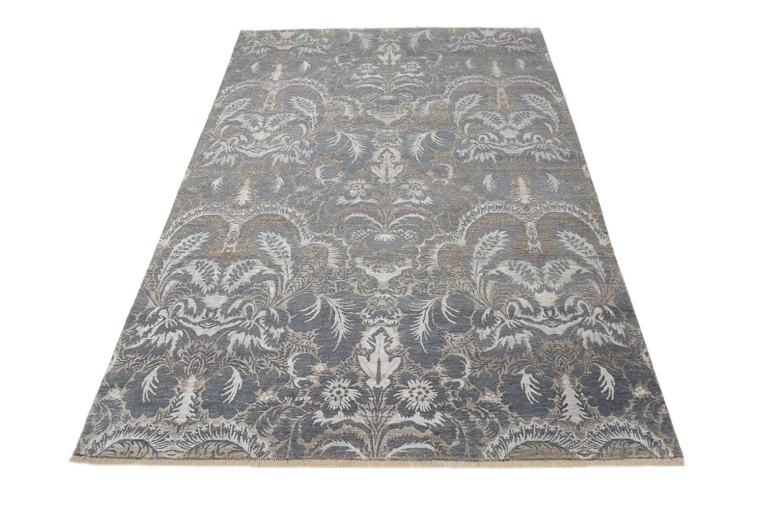 Designer Teppich - 304 x 205 cm - hellgrau