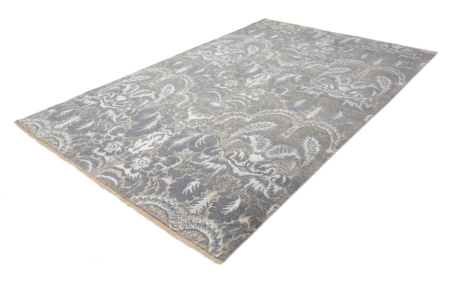 Designer Teppich - 304 x 205 cm - hellgrau