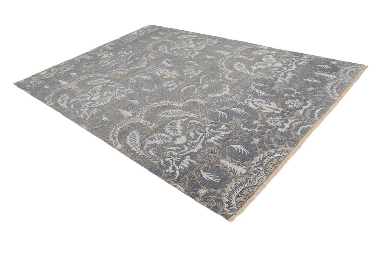 Designer Teppich - 304 x 205 cm - hellgrau