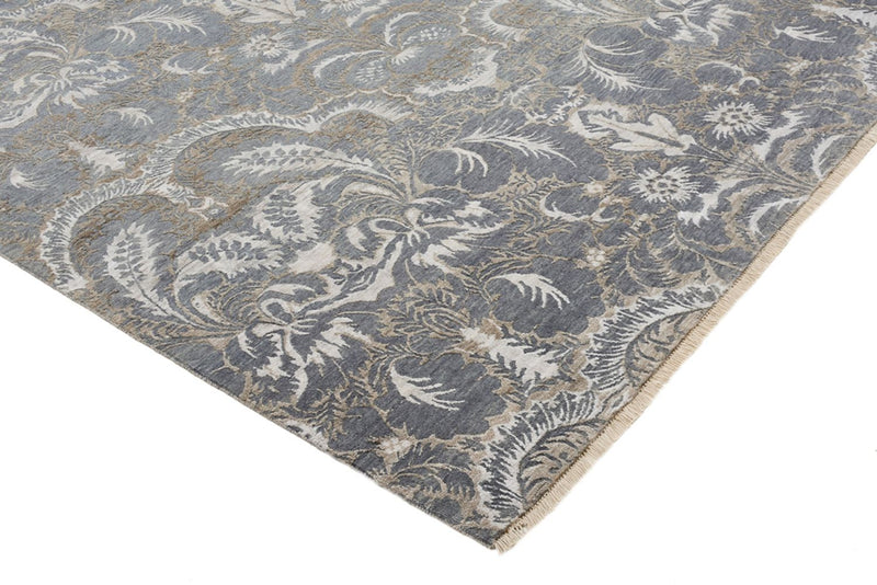 Designer Teppich - 304 x 205 cm - hellgrau