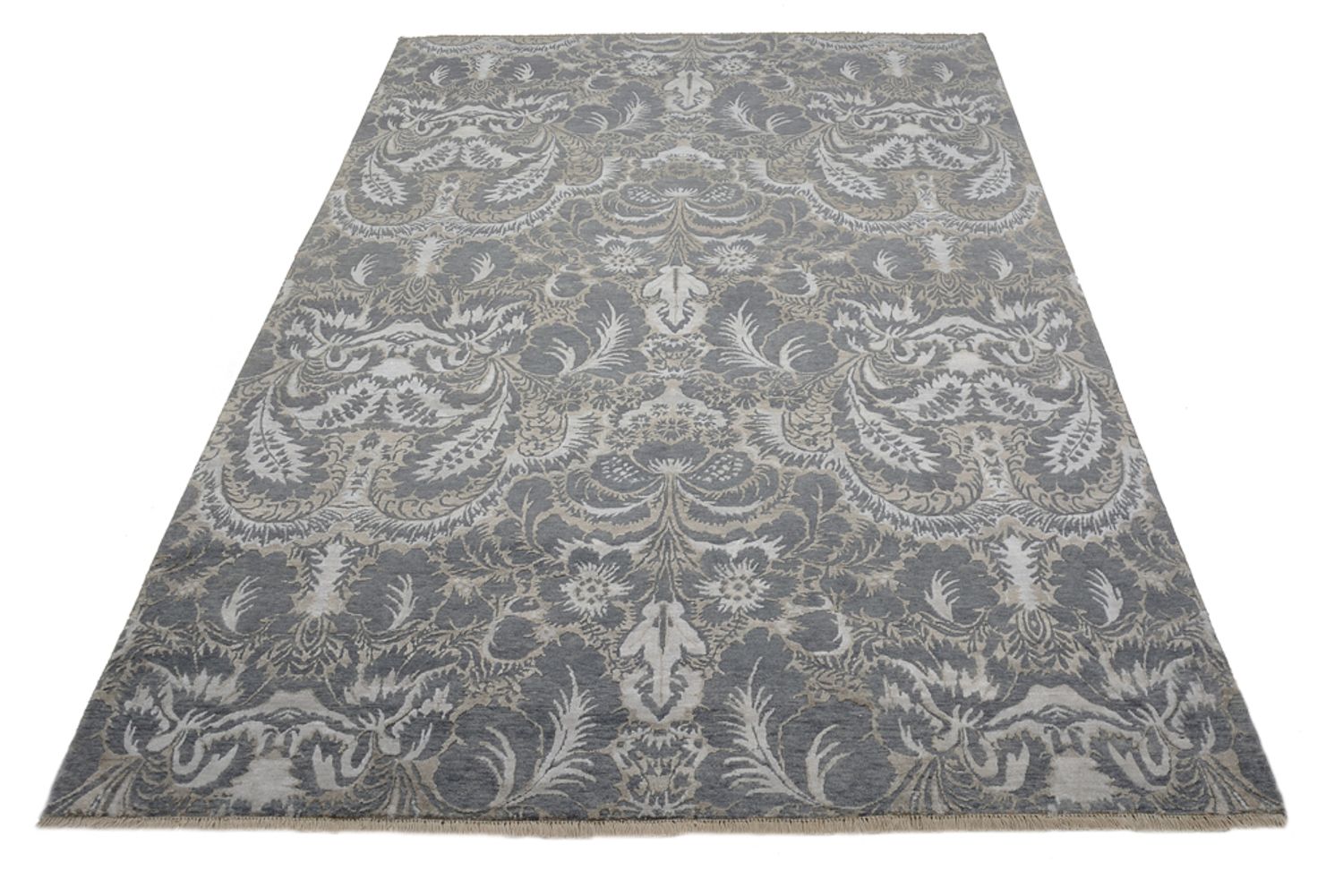 Designer Teppich - 304 x 205 cm - hellgrau