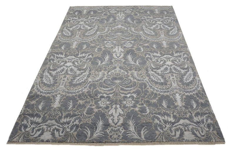 Designer Teppich - 304 x 205 cm - hellgrau