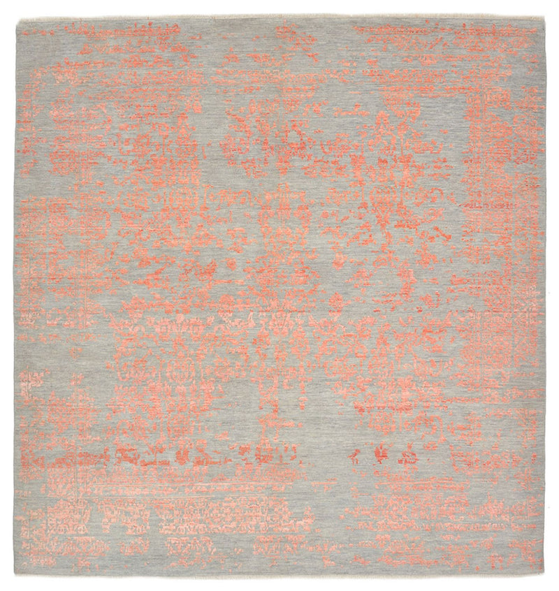 Designer Teppich quadratisch  - 257 x 249 cm - orange