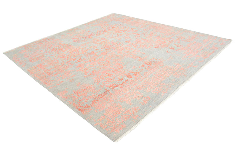 Designer Teppich quadratisch  - 257 x 249 cm - orange
