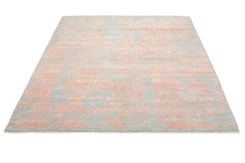 Designer Teppich quadratisch  - 257 x 249 cm - orange